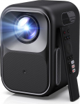 WEMAX Mini projektor koos Google TV ja ametliku Netflixiga, Native 1080P Full HD Smart projektor, 300 ISO luumenit, automaatne fookus ja keystone, HDR10, Dolby Audio, WLAN Bluetooth projektor kodukino jaoks.