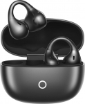 Realme Buds Clip Bluetooth k&otilde;rvaklapid klambriga, 36 tundi aku kestvust, m&uuml;ravastased AI-k&otilde;ned, t&otilde;lk, IP55, Bluetooth 5.4, kaks seadet, spordi ja siseruumide jaoks, Titanio