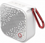 Hama Bluetooth Speaker Pocket 2.0 veekindel (kompaktne, v&auml;ike Bluetooth Box, IPX7 Music Box veekindel, 14 tundi m&auml;nguaega, AUX, Hands-Free Calling, 3,5 W, kerge k&otilde;lar koos karabiiniga) Valge