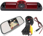 HD piduritulede tagurduskaamera komplekt koos tahavaatepeegli monitoriga, Transporter Van veekindel &ouml;ise n&auml;gemise auto tagurduskaamera asendamine Fiat Ducato X250 X290 Bus Box/Peugeot Boxter/Citroen jaoks