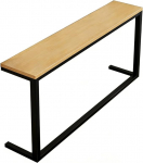 Kitsas konsoollaud Slim Diivaniriiuli taga, kitsas, pikk diivanilaud v&auml;ikestest ruumidest hoiustamiseks ja esitlemiseks, kitsas konsool sissep&auml;&auml;suala jaoks (#B, 80 x 20 x 100 cm/31,5 x 8 x 39,4 tolli)