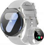 Blackview Smartwatch Mehed Naised 1,43-tolline AMOLED-ekraaniga virtuaalne Always-On Watch Fitness-kell koos telefoni funktsiooniga Aktiveeri/vasta spordikell sammuloendur pulssi une monitooring Android iOS-i jaoks