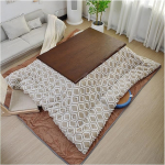 Kotatsu soojenduslaud, Kotatsu laud 4-st komplektist, kohvilaudade k&uuml;ljelaud, Kotatsu laud koos tekiga, kohvilaud arvutilaua madal laud siseruumides soe k&uuml;ljelaud (v&auml;rv : B, suurus: