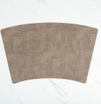Tischset 6Er Set, Sektor Hitzebest&auml;ndig Platzsets f&uuml;r k&uuml;che Speisetisch Hotel, Platz-Matten, 51x30cm, Braun