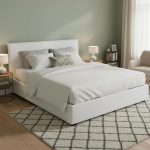Talamo Italia - Bonella Kaheinimesevoodi, konteinervoodi, 100% Made in Italy, eesmine avaus, sobib madratsile cm 160 x 200, valge