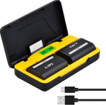 2850mAh LP-E6 LP-E6N LP-E6P LP-E6NH aku ja topeltlaadija Canon EOS R5, R6, R7, 5D Mark II, 5DS, 5DS R, 6D, 7D, 60D, 70D, XC10, R, 5D III, 5D4, 6D Mark II, 80D, 90D, 5D III, 5D4, 6D Mark II, 80D, 90D