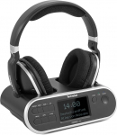 TechniSat STEREOMAN 2 DAB+ juhtmevabad 2,4 GHz juhtmevabad k&otilde;rvaklapid (dokkimisjaamaga, DAB+/FM raadiovastuv&otilde;tuga, telerite ja muusikas&uuml;steemide jaoks) Mustad