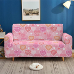 Diivanikate Love Balloon & Pink Sofa Cover Print Diivan Kaitsja Non-Slip koos k&auml;etoega, universaalsed diivanikatted, Anti-Pet Scratch Diivan Slipcovers, pestav diivanikate 1 iste