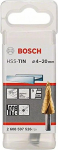 Bosch 2608597526 4/6/8/10/12/14/16/18/20 mm HSS-TiN Step Drill Bit