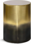 SIMPLIHOME Curtis metallist silindriline aktsentlaud, metall, ombre must/kuldne, v&auml;ike pakett