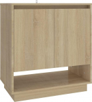 vidaXL ustega sahtlitega k&uuml;lgkapp K&uuml;lgkapp Mitmeotstarbeline kapp Seisev kapp Sonoma tammepuust 70 x 41 x 75 cm Puitmaterjal