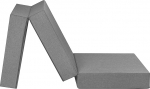 Badenia Trendline kokkuvolditav k&uuml;lalismadrats XXL, mugavusk&otilde;rgus 15cm, 196 x 65 x 15 cm lamamispind, helehall