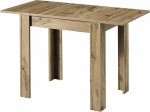 B&D home LIVIUS pikendatav s&ouml;&ouml;gilaud, 80-120 x 60 cm, kaasaegne tamme v&auml;limusega k&ouml;&ouml;gilaud, ruumi kokkuhoidev, integreeritud panipaigaga, puidust laud k&ouml;&ouml;ki ja s&ouml;&ouml;gituppa.