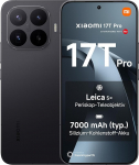 Xiaomi 17T Pro Smartphone 12GB+512GB- Handy mit Android, 6,83 Zoll 144Hz Eye-Care Display, 7000mAh Silizium-Kohlenstoff-Akku, Leica 5x Telekamera, 100W HyperCharge, Schwarz, 3 Jahre Herstellergarantie