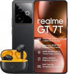 realme GT 7T IceSense Black AMZ versioon koos laadijaga + T200 Lite 256GB 12GB