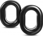 Ersatz-Gel-Ohrpolster, kompatibel mit David Clark H10-60, H10-20, H10-13.4, H10-76, H10-30, H10-13S, Luftfahrt-Headset, Silikon-Ohrpolster, Schwarz