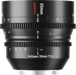7artisans 35mm T2.0 Large Aperture Full Frame Cine Lens Compatible with Nikon Z-Mount Manual Focus Low Distortion Mirrorless Cameras for Nikon Z5 Z6 Z7 Z9 Z50 Z6II Z7II ZFC Black