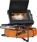 Ablaufkamera mit Licht-Endoskop-Inspektion, 17,8 cm (7 Zoll) HD-Bildschirm, Videoaufnahme, IP68 wasserdicht, Kameralinsendurchmesser 23 mm/30 m v&otilde;i 50 m Kabel (50 m)