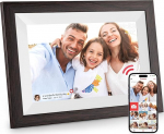 Hesmor 10,1-tolline digitaalne pildiraam WiFi, 1280 x 800 HD IPS LCD puuteekraaniga elektrooniline pildiraam, automaatne p&ouml;&ouml;ramine, 32 GB m&auml;lu, jagage fotosid koheselt Frameo kaudu &uuml;ksk&otilde;ik kust
