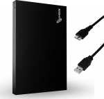 SUHSAI v&auml;line k&otilde;vaketas 1TB kaasaskantav k&otilde;vaketas 2,5-tolline USB 3.0 andmesalvestus 5 Gbit/s &uuml;lekandekiirusega Plug and Play &uuml;hildub PC Mac s&uuml;learvutiga mustana