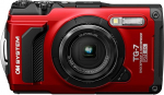 OM System Tough TG-7 digikaamera - punane (j&auml;reltulija Olympus TG-6)
