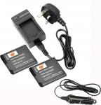 DSTE&reg; DMW-BCL7 laetav Li-ion aku + laadija DC144U Panasonic DMW-BCL7E, Lumix DMC-F5, DMC-FH10, DMC-FS50, DMC-SZ3, DMC-SZ9, DMC-XS1, DMC-XS3 jaoks.