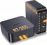 Reatan X7 Mini PC, AMD Ryzen 7 255(Beat 8745HS),48GB DDR5 2TB SSD M.2 2230 PCIE4.0, (8C/16T, bis zu 4,9 GHz),OCuLink,Quda Display,Dual USB4,WiFi 7, BT5.4,mini Computer