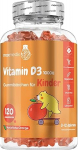 D3-vitamiin lastele 1000 IU - 120 t&auml;hekujulist taimetoidukommi - 4 kuu varu - maitsva apelsinimaitsega - lastevitamiin alates 4. eluaastast - GMO-vaba - imemiseks kummist - maxmedix