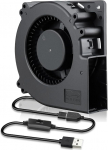 GDSTIM 120 mm ventilaator USB 120 mm x 32 mm tsentrifugaalventilaator 120 x 32 turbiinventilaator 5 V 3 reguleeritava kiirusega PC s&uuml;learvuti konsoolile ruuterile inverterkappile T&auml;ispuhutavad paadid