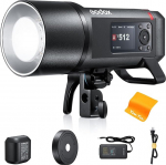 Godox AD600ProII Studio Flash Mono Light, 600WS Flash Light Fotograafia 2.4G TTL 1/8000s HSS v&auml;litingimustes, GN87 40W Bi-Colour 2800K-6000K, 0.01s ~ 0.9s taaskasutamise aeg, 2600mAh liitium aku
