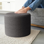 ZICOTO Beautiful Boucle Pouf Ottoman ja Footrest - T&auml;iendada oma elutoa sisekujundust kerge mugavuse ja v&otilde;lu, &uuml;mmargune kaasaegne vahtpolster, mis sobib ideaalselt puhkamiseks.