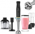 Cecotec Katana 15 TotalDestroy Smash B. 1500 W, Total Destroy, PerreoMove, 21 Geschwindigkeiten, Turbo-Funktion, perfekte Texturen, Spritzschutzhaube, 8 Titanbl&auml;tter, Becher 800 ml