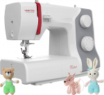 VERITAS &otilde;mblusmasin roosa, 23 &otilde;mblusprogrammi, niidit&otilde;mblusabi, automaatne niidipingutus ja niidil&otilde;ikur, reguleeritav &otilde;mbluspikkus, LED-&otilde;mblusvalgus, vabavarreline &otilde;mblusmasin (valge/hall)