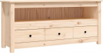 vidaXL TV-kapp Lowboard TV-m&ouml;&ouml;bel Laua laud Sideboard TV-kapp TV-laud HiFi-laud elutuba 114 x 35 x 52 cm Massiivne m&auml;nnipuit