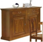 Mar.c.a. Design - Sideboard elutuppa, massiivne papplipuu, Elegantne, Sideboard Art Povera, Bad Art 2 uksega, 2 sahtlit, Made in Italy - M&otilde;&otilde;tmed 177 x 48 x 110 cm.