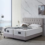 De RUCCI Box Spring voodi mudel 211 koos tasku vedruga madratsiga, parim hinna ja kvaliteedi suhe, kolm v&auml;rvi ja 4 suurust saadaval, lihtne kokkupanek (160 x 200 cm, hall)