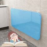 An der Wand montierter Klapptisch, Klappbarer Wandschreibtisch, Klapptisch zur Wandmontage, Waschk&uuml;chentisch zum Zusammenlegen von Kleidung f&uuml;r kleine R&auml;ume, f&uuml;r Garage und Schuppen/Heimb&uuml;ro