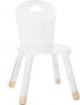 Atmosphera Wooden chair for children - Cloud design - Colour WHITE