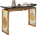 Eingangstisch, Schmaler Konsolentisch mit goldenem Fu&szlig; for Eingangsbereich, Flur und Wohnzimmer Konsolentisch(S)