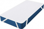 Molton Mattress Protector, 140 x 200 cm, Made from 100% Cotton, Breathable, Comfortable Mattress Topper