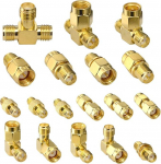 YILIANDUO 18 SMA adapteri komplekt Standard SMA kuni SMA pistikupesa WiFi antenni SMA koaksiaalmuundur WiFi antennile/FPV droonile/Walkie Talkie / pikenduskaabel