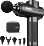 Massage Gun, RENPHO Massage Gun up to 3200 rpm Massage Gun Massager with USB C Charging Port to Relieve Muscle Relaxation, Best Gift for Family, Black