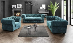 Roma 3+2+1 Glamour Quilted Chesterfield 11 Sofa Set (1-Seater)