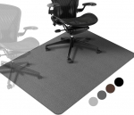 Floor Protection Mats for Office Chairs, Underlay Desk Chair, Multi-Purpose Floor Protection, Underlay for Office Chair, Hard Floors, Tiles (Dark Grey 90 x 140 cm)