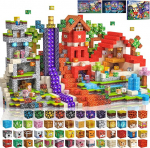 Magnetic Building Blocks 220 t&uuml;kki 2 cm Magnetic Building Blocks for Children from 3 Years Blocks, Montessori m&auml;nguasi Magnets Children, Magnetic Building World Birthday Gift from 3 4 5 6 7 8 9 10 11 12 Boys Girls