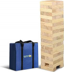 Garden Games Jumbo Hi-Tower in a Bag, ehitab 0,6 meetrist kuni 1,5 meetrini, massiivsest m&auml;nnipuidust Tumble Tower m&auml;ng