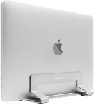 Macally VCSTANDA Aluminium Vertical Notebook Stand for Apple MacBook, MacBook Air, MacBook Pro and All Laptops from 13 to 17, Elegant and Elegant Aluminium Design