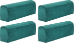 sourcing map 4 Pieces Sofa Armrest Covers, Stretch Couch Armrest Cover for Chairs Sofas Couch Arm Anti-Scratch Sofa Cover Dark Green