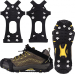 WINLINE Spikes f&uuml;r Schuhe, Schuhspikes, Schuhkrallen Steigeisen f&uuml;r Schuhe im Winter Rutschfestes, langlebiges Material aus Edelstahl und Winter Outdoor Sports Klettern