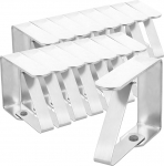 com-four&reg; 16 x premium laudlineklambrid, roostevabast terasest laudlineklambrid, roostekindlad sise- ja v&auml;litingimustes kasutamiseks.